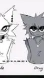 ai character: wenda & grey background