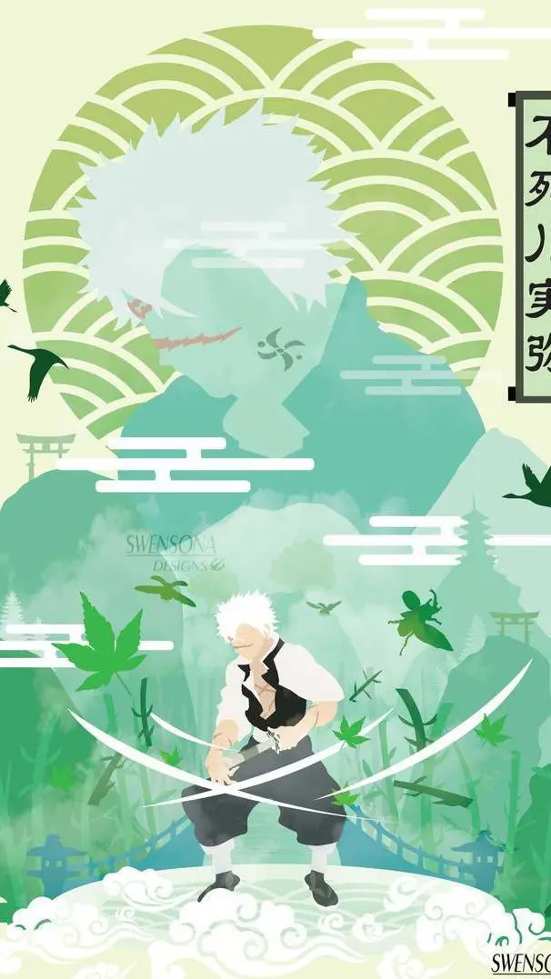 ai character: sanemi shinazugawa background