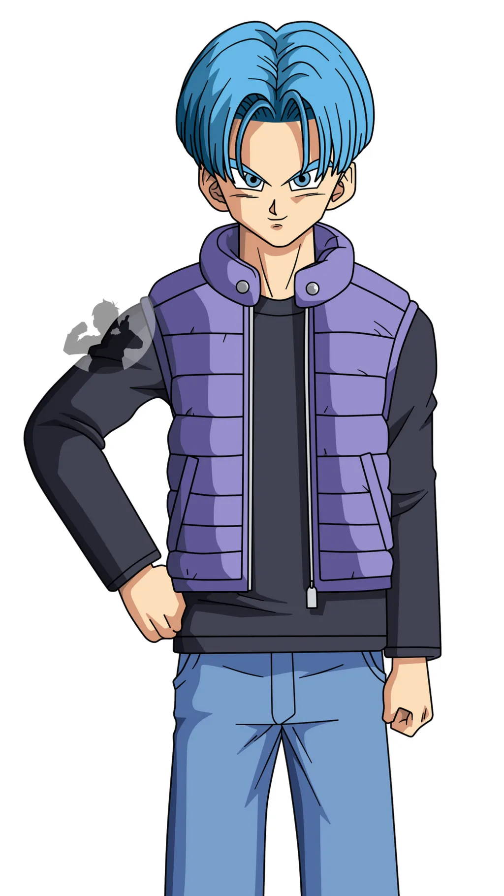 ai character: Trunks(Teenager) background