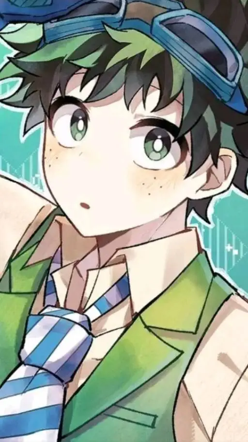 ai character: BakuDeku. background