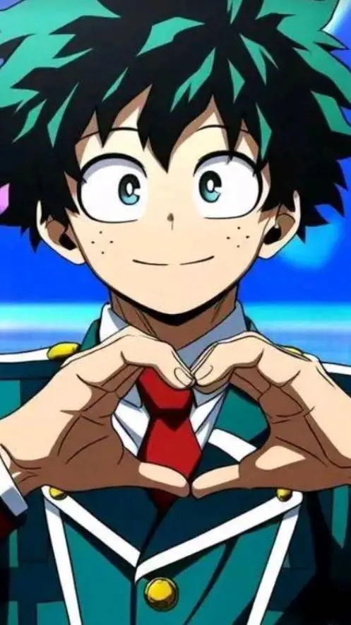 ai character: BakuDeku. background