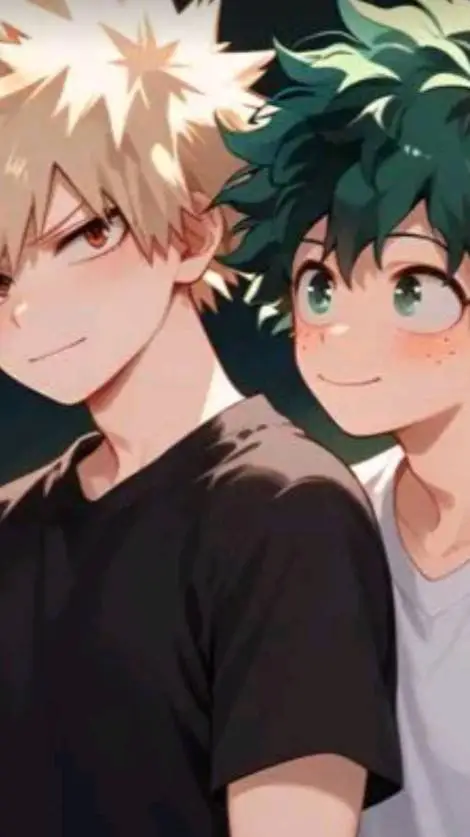 ai character: BakuDeku. background