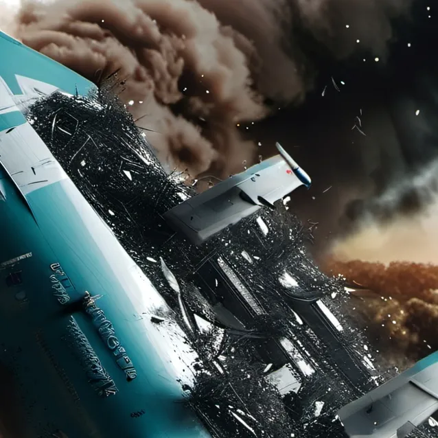 chat with ai character: plane crash
