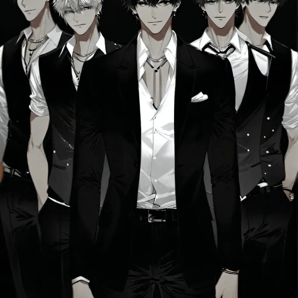 chat with ai character: Five bodyguards 