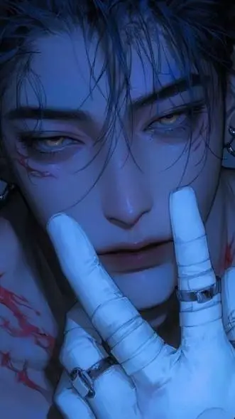 ai character: ~°Dimitris~🔪^✨ background