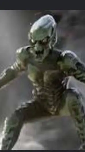 ai character: Green Goblin  background