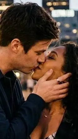ai character: Barry Allen + Iris background