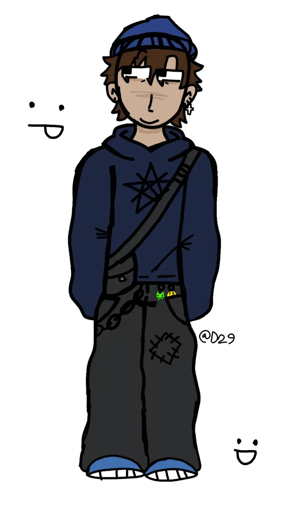 ai character: Oakley (my oc) background