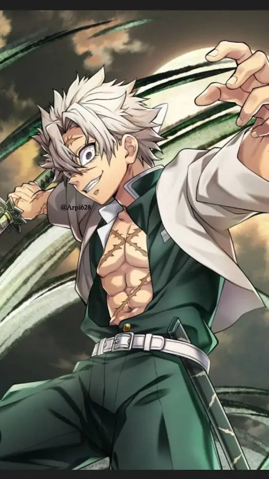 ai character: Sanemi Shinazugawa background