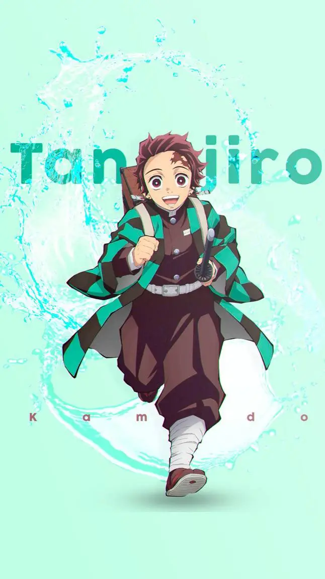 ai character: tanjiro  background