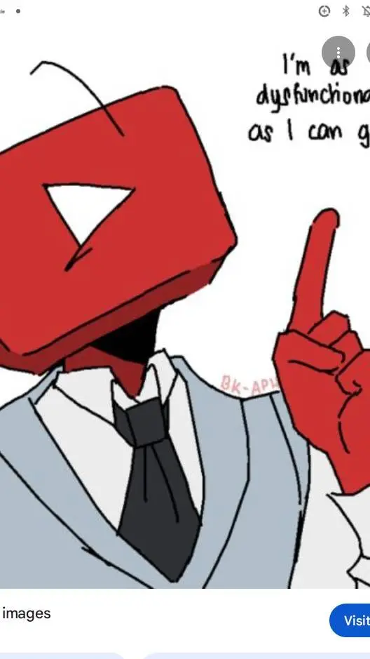 ai character: YouTube  background