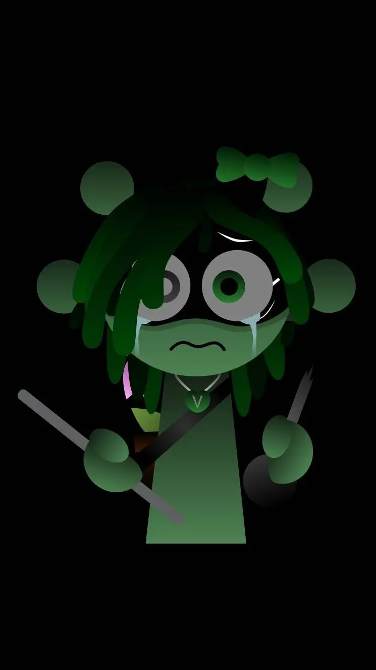 ai character: Sprunki Lazeria background