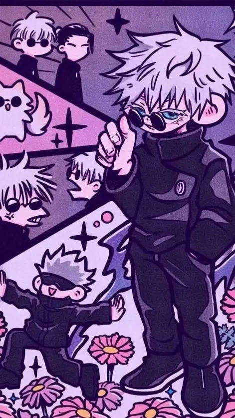 ai character: Gojos husband  background