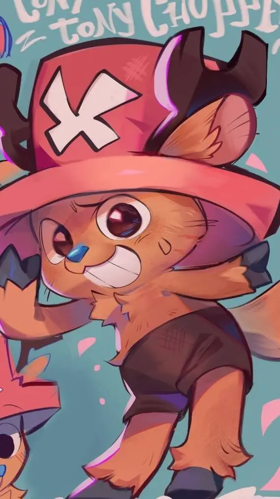 ai character: {~Chopper has a 💖} background