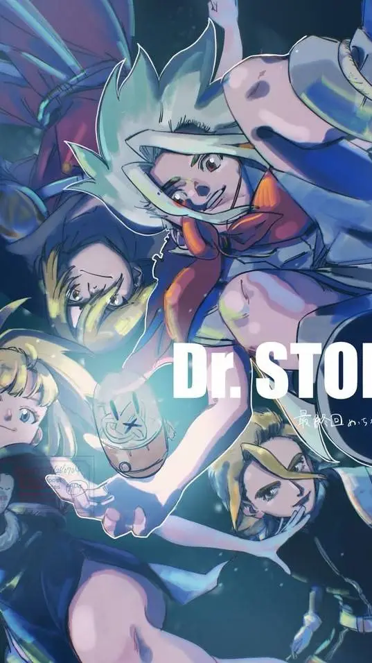ai character: *~{Dr.stone}~* background