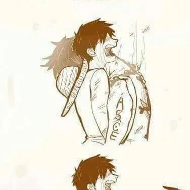 chat with ai character: ~{Luffy..crying}~