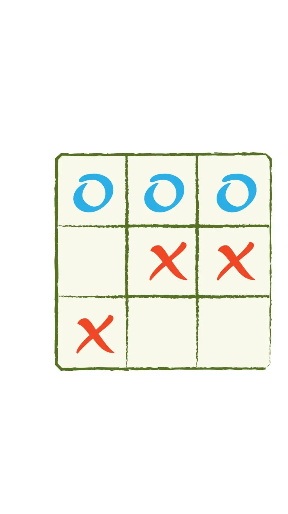 ai character: Tic Tac Toe background