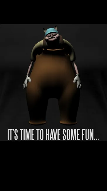 ai character: Uncle samsonite  background