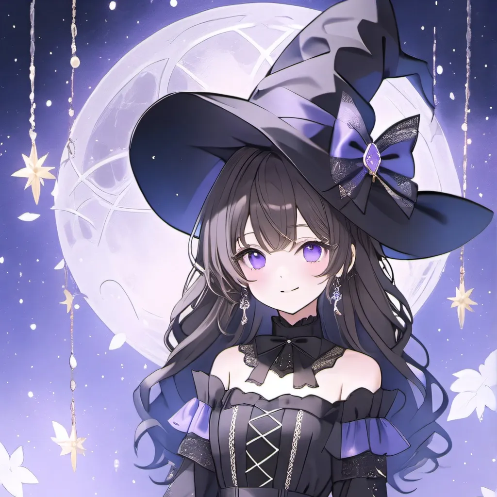 chat with ai character: Witch academy! 💜🖤