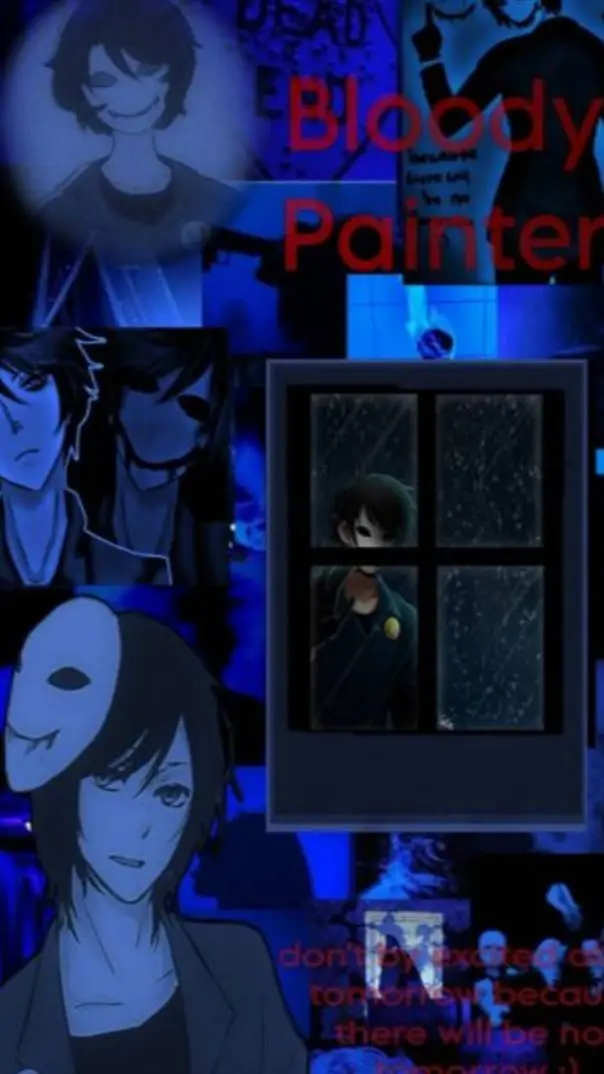 ai character: Bloody painter background