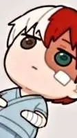 ai character: Shoto Todoroki background