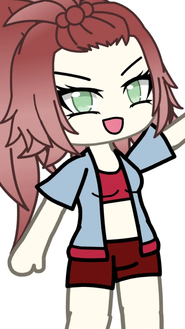 ai character: EnileCgacha Celine background