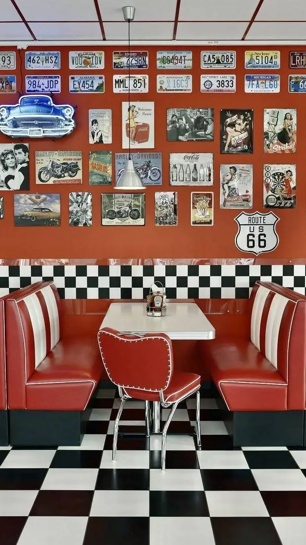 ai character: Diner  background