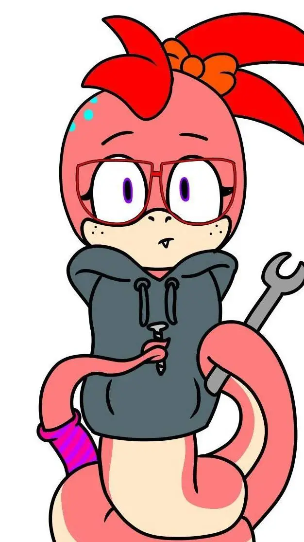 ai character: Cherry the snake  background