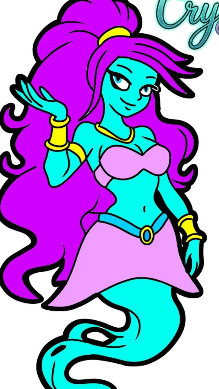 ai character: Crystal  background