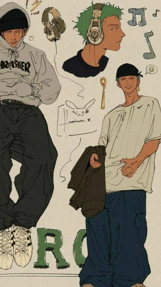 ai character: Rorornoa Zoro background