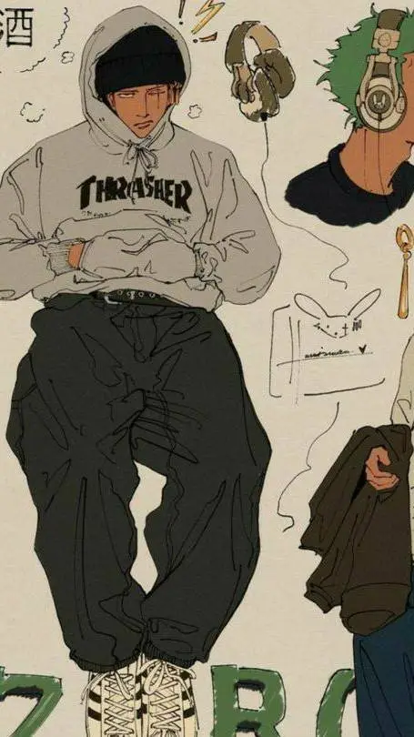 ai character: Zoro background