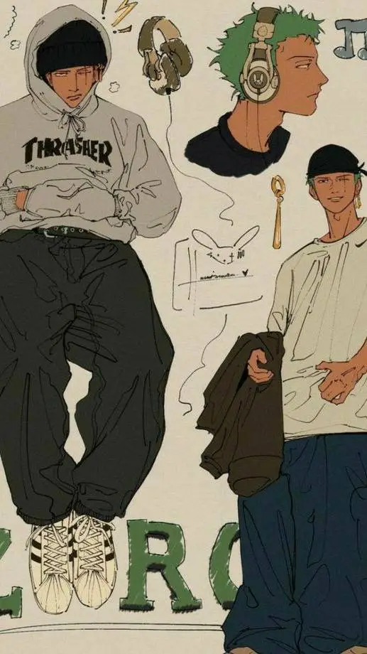 ai character: Zoro background