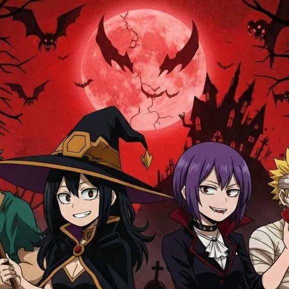 chat with ai character: MHA Halloween 