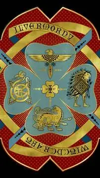 ai character: Ilvermorny background