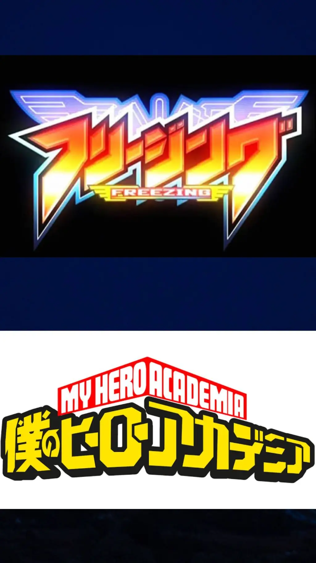 ai character: MHA x Freezeing background