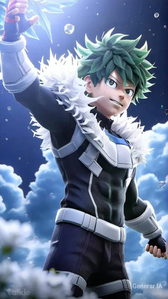ai character: mha odia a Lily  background
