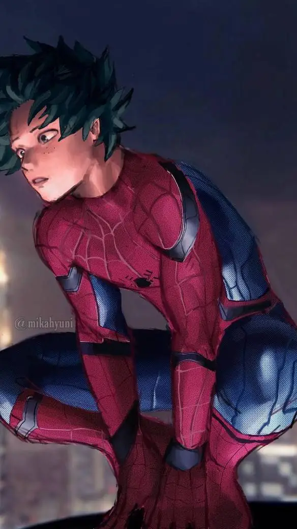 ai character: spiderman  background