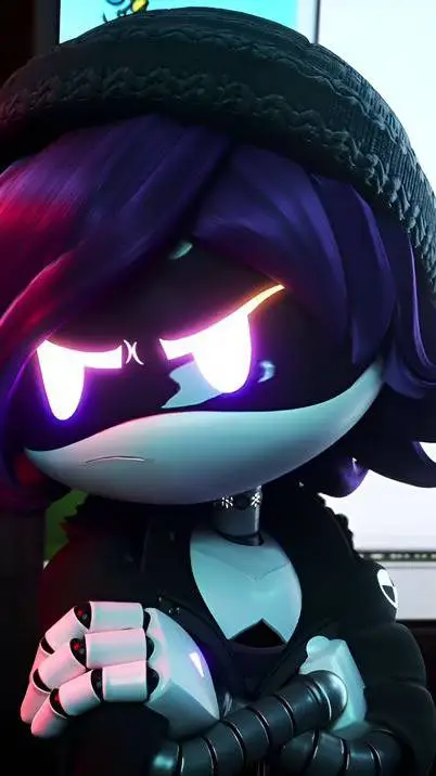 ai character: -•Uzi..•- background