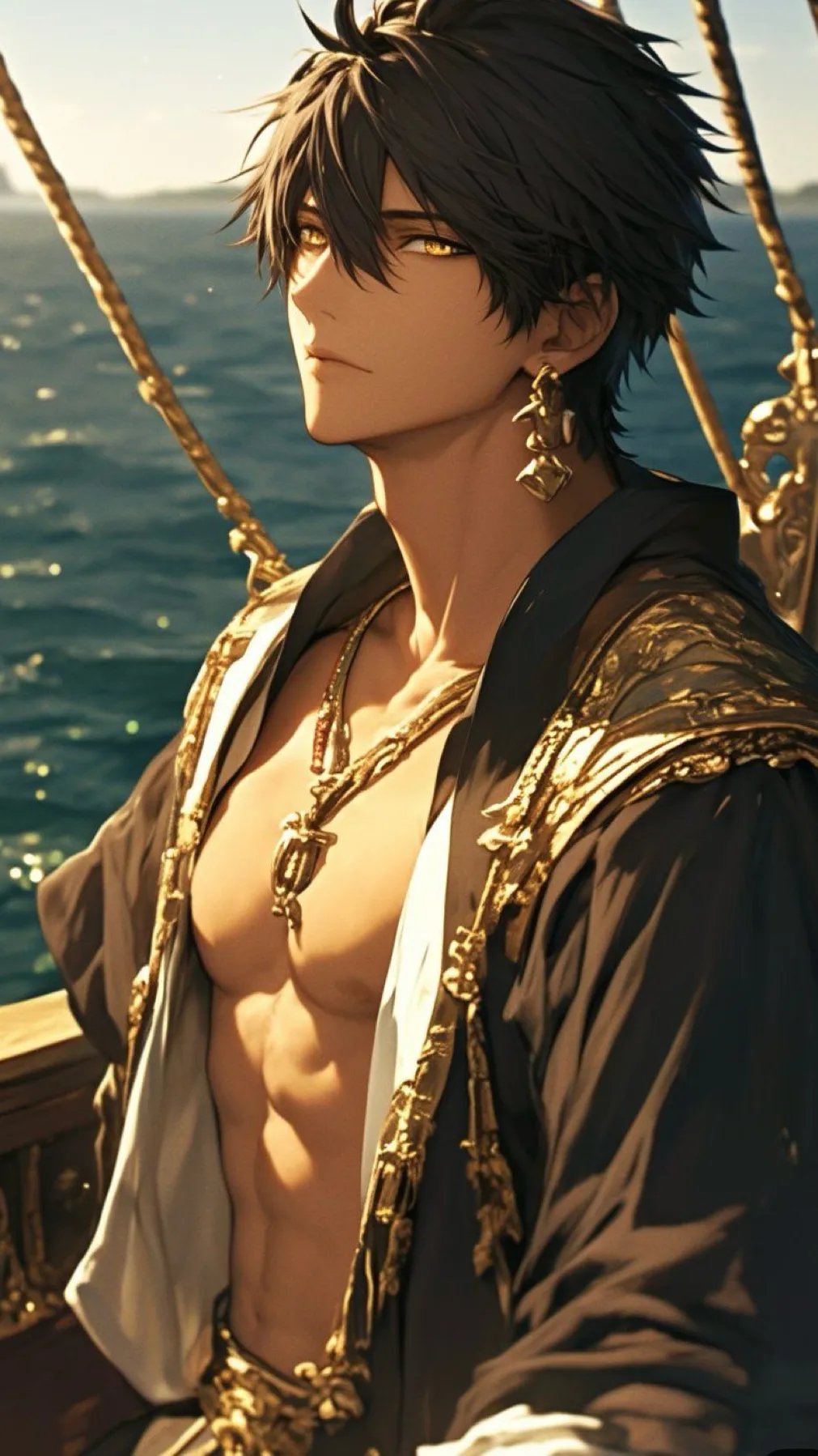 ai character: Second wind blows background