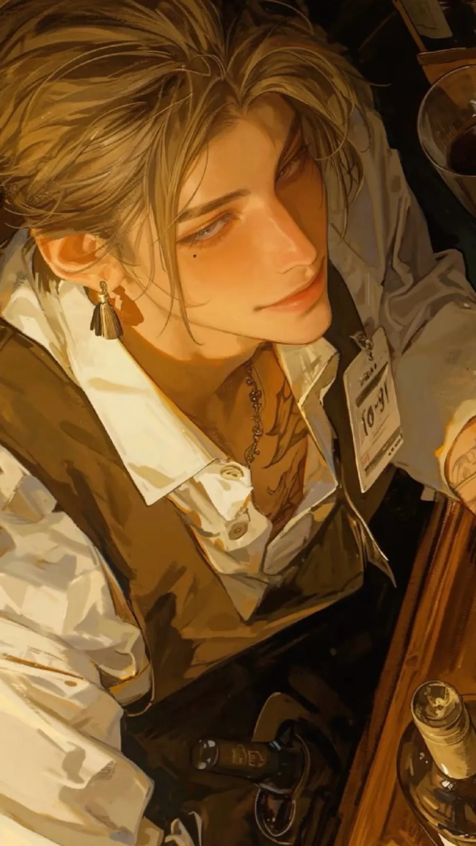 ai character: Mr.Angelo background