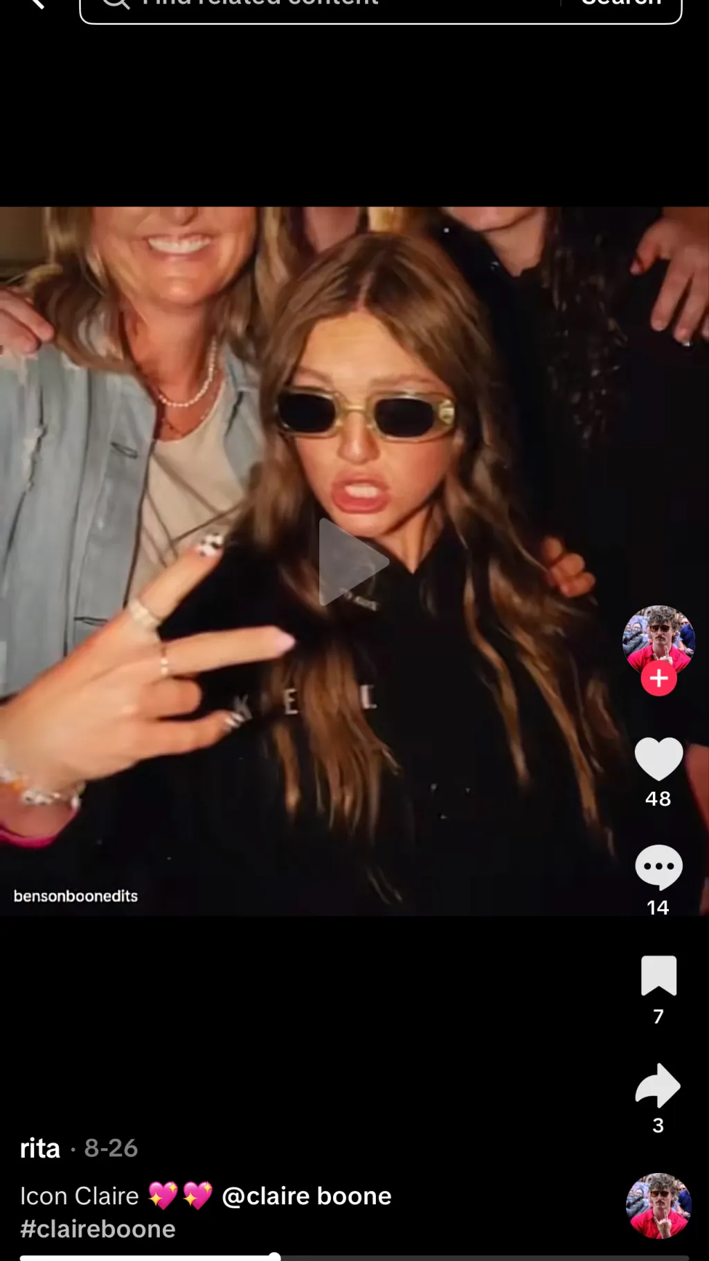 ai character: Claire Boone  background