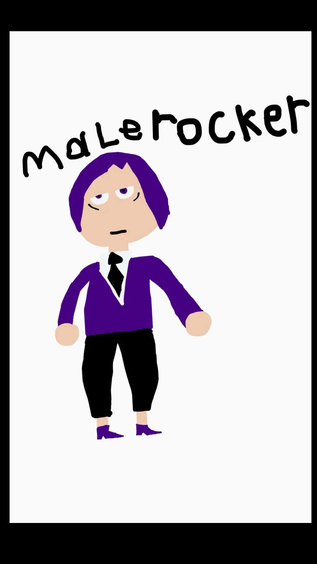 ai character: Male rocker  background