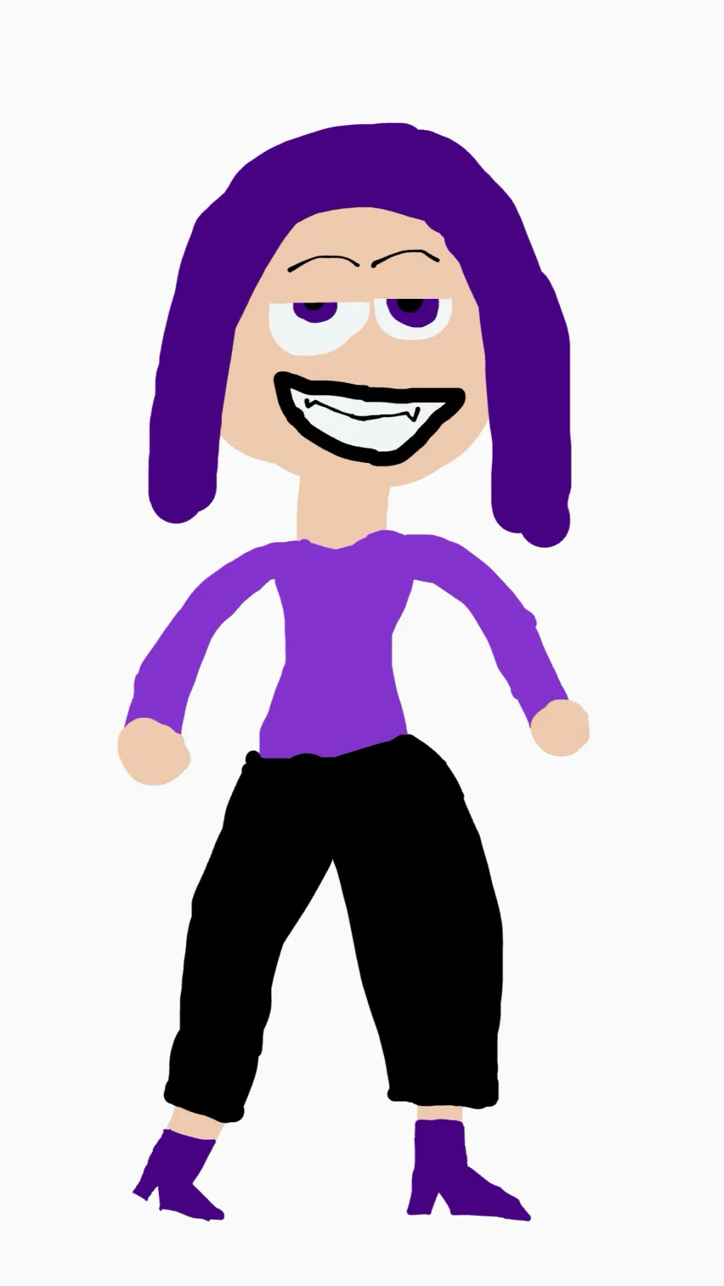 ai character: Female rocker  background