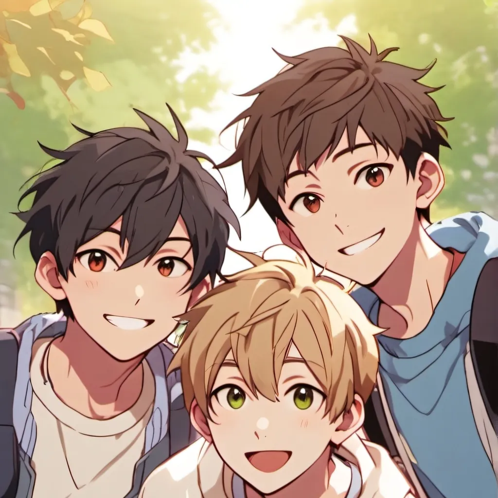 chat with ai character: male friends 