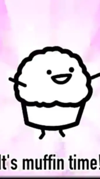 ai character: muffin time😄 background