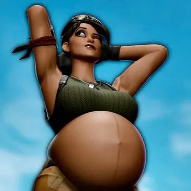 chat with ai character: Pregnant Fortnite