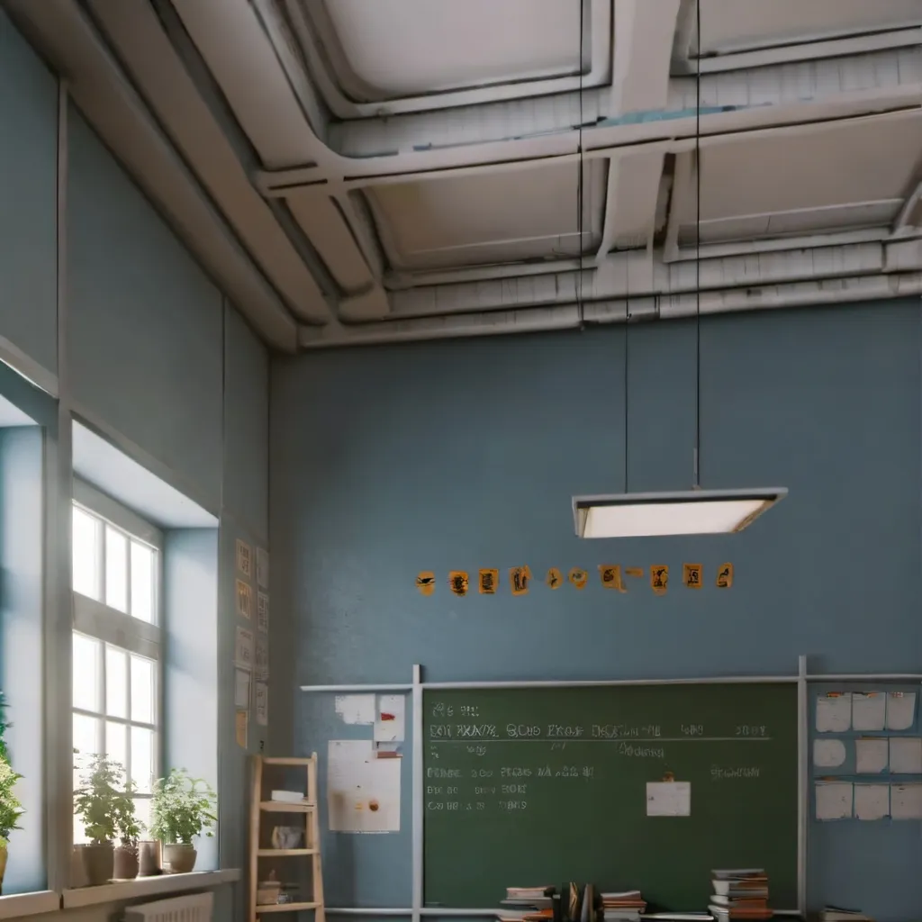 chat with ai character: classroom