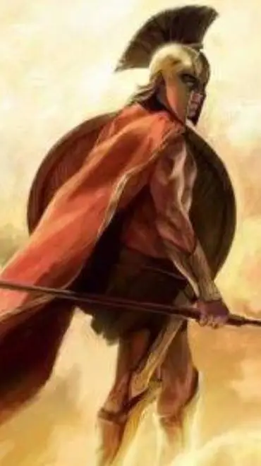 ai character: Achille  background