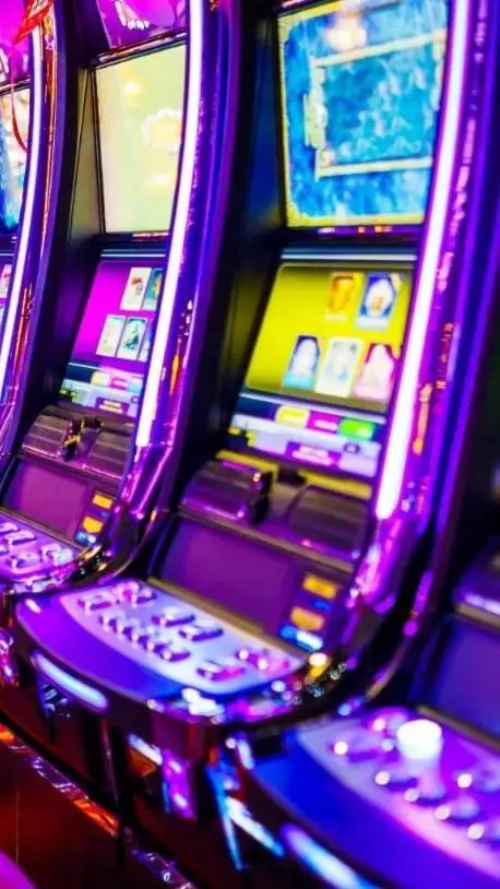 ai character: gambling machine background