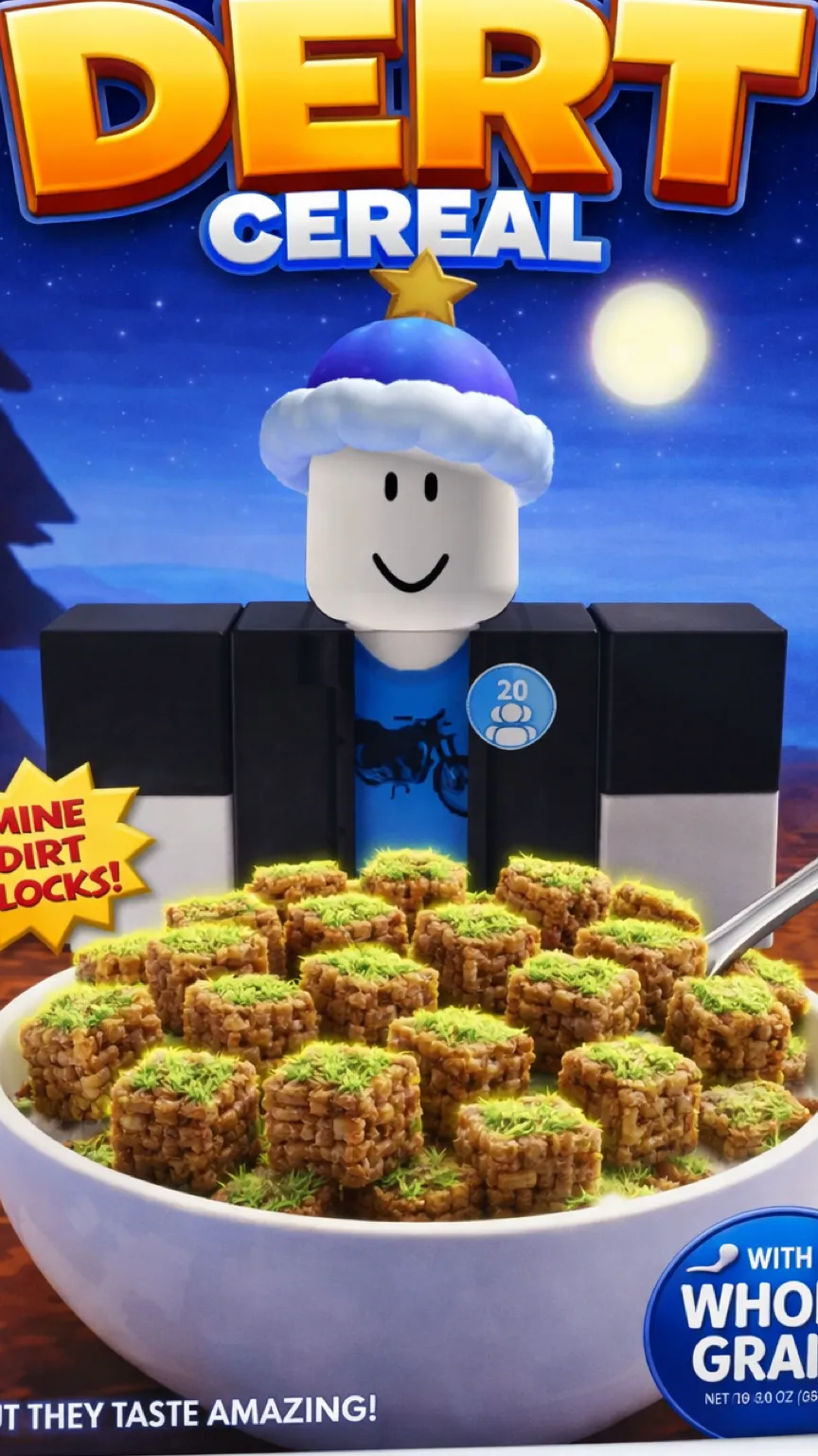 ai character: Dert Cereal Store background
